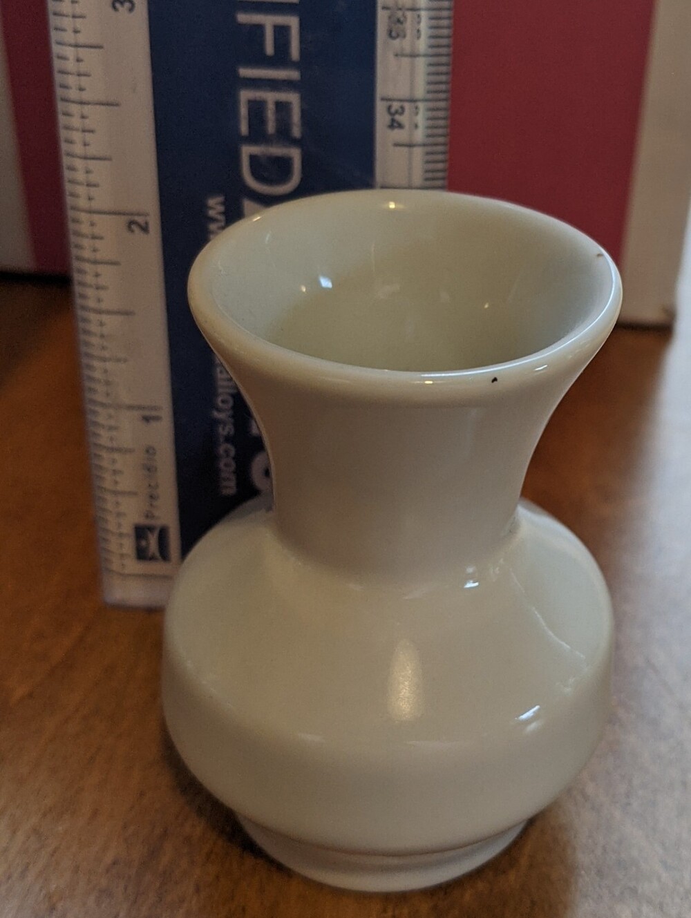 White Porcelain Vase - Home Accents